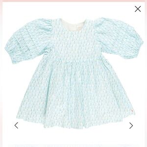 Pink Chicken Brook Dress-Blue Tulips